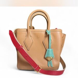 NWOT MCM Neo Milla Biscuit Spanish Leather Tote Shoulder Crossbody Bag
